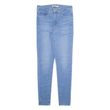 LEVI'S Womens Jeans Blue Regular Skinny Stone Wash W27 L29