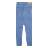 LEVI'S Womens Jeans Blue Regular Skinny Stone Wash W27 L29