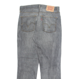 LEVI'S Mens Jeans Grey Regular Straight W32 L29