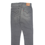 LEVI'S Womens Jeans Grey Regular Skinny W29 L29