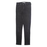 LEVI'S Womens Jeans Black Regular Skinny W26 L30