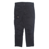 DICKIES Mens Jeans Black Regular Tapered W32 L28
