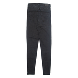 LEVI'S Womens Jeans Black Regular Skinny W28 L30