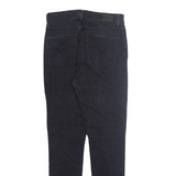 LEVI'S Womens Jeans Black Regular Skinny W29 L30