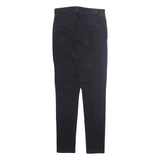 LEVI'S Womens Jeans Black Regular Skinny W29 L30
