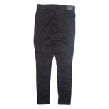 LEVI'S Womens Jeans Black Regular Skinny W32 L32
