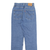 LEVI'S Womens Jeans Blue Slim Straight Stone Wash W28 L31