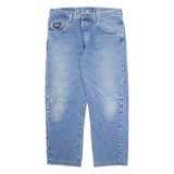 AVIREX Mens Jeans Blue Regular Straight Stone Wash W34 L28