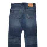 LEVI'S 504 Jeans Distressed Mens Blue Regular Straight W32 L30