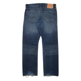 LEVI'S 504 Jeans Distressed Mens Blue Regular Straight W32 L30