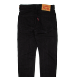 LEVI'S 512 Jeans Lo-Ball Mens Black Slim Tapered W30 L31