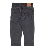 LEVI'S 501S Jeans Womens Black Skinny Straight W24 L28