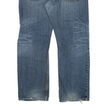 LEVI'S 514 Jeans Distressed Mens Blue Slim Straight W34 L30