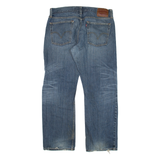 LEVI'S 514 Jeans Distressed Mens Blue Slim Straight W34 L30