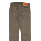 LEVI'S 511 Jeans Mens Green Slim Straight W28 L30