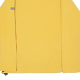 FILA Mens Fleece Yellow 1/4 Zip M