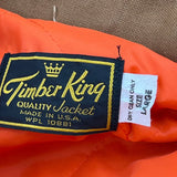 Timber King Workwear Jacket - Large Brown Cotton
