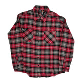 Dickies Checked Flannel Shirt - 2XL Black Cotton
