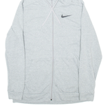 NIKE Mens Green Hoodie Full Zip S