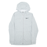 NIKE Mens Green Hoodie Full Zip S