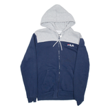 FILA Mens Blue Hoodie Full Zip M