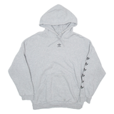 ADIDAS Womens Grey Hoodie UK 14