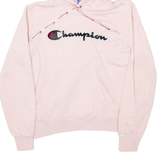 CHAMPION Womens Pink Hoodie S