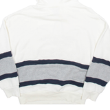 ADIDAS Womens White Hoodie UK 10