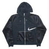 NIKE Womens Black Hoodie Full Zip M