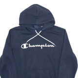CHAMPION Mens Blue Hoodie M