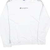 CHAMPION Mens White Hoodie M