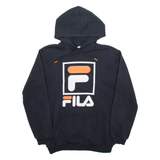 FILA Mens Black Hoodie M