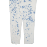 LEVI'S 721 High Rise Womens Jeans White Slim Skinny Acid Wash W31 L26