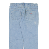 DICKIES Mens Jeans Blue Regular Straight W34 L27