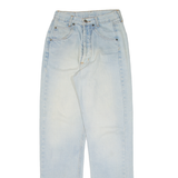 MELA VERDE Womens Jeans Blue Regular Straight W24 L30