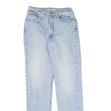 LEVI'S 70s High BIG E Womens Jeans Blue Slim Straight W27 L29