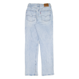 LEVI'S 70s High BIG E Womens Jeans Blue Slim Straight W27 L29