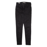 LEVI'S 710 BIG E Womens Jeans Black Slim Skinny W28 L30