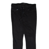 LEVI'S Mid Rise Womens Jeans Black Slim Skinny W31 L30