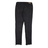 LEVI'S Womens Jeans Black Slim Skinny W28 L29