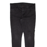 LEVI'S Womens Jeans Black Slim Skinny W36 L32