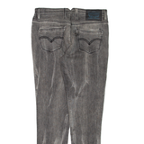 LEVI'S 711 Womens Jeans Grey Slim Skinny W28 L70