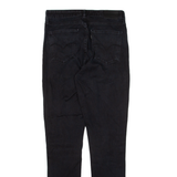 LEVI'S 721 High Rise Womens Jeans Black Slim Skinny W30 L30