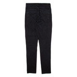 LEVI'S 721 High Rise Womens Jeans Black Slim Skinny W30 L30