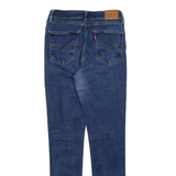 LEVI'S 721 BIG E High Rise Womens Jeans Blue Slim Skinny W26 L29