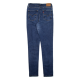 LEVI'S 721 BIG E High Rise Womens Jeans Blue Slim Skinny W26 L29
