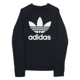 ADIDAS ORIGINALS Womens Sweatshirt Black UK 10