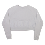 NIKE Cropped Womens Sweatshirt Grey M