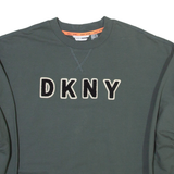 DKNY Womens Sweatshirt Green XS