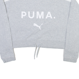 PUMA Cropped Womens Sweatshirt Grey XS